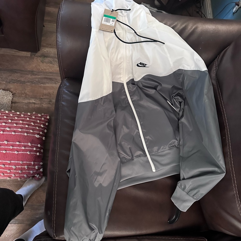 Nike jumpsuit white x grey